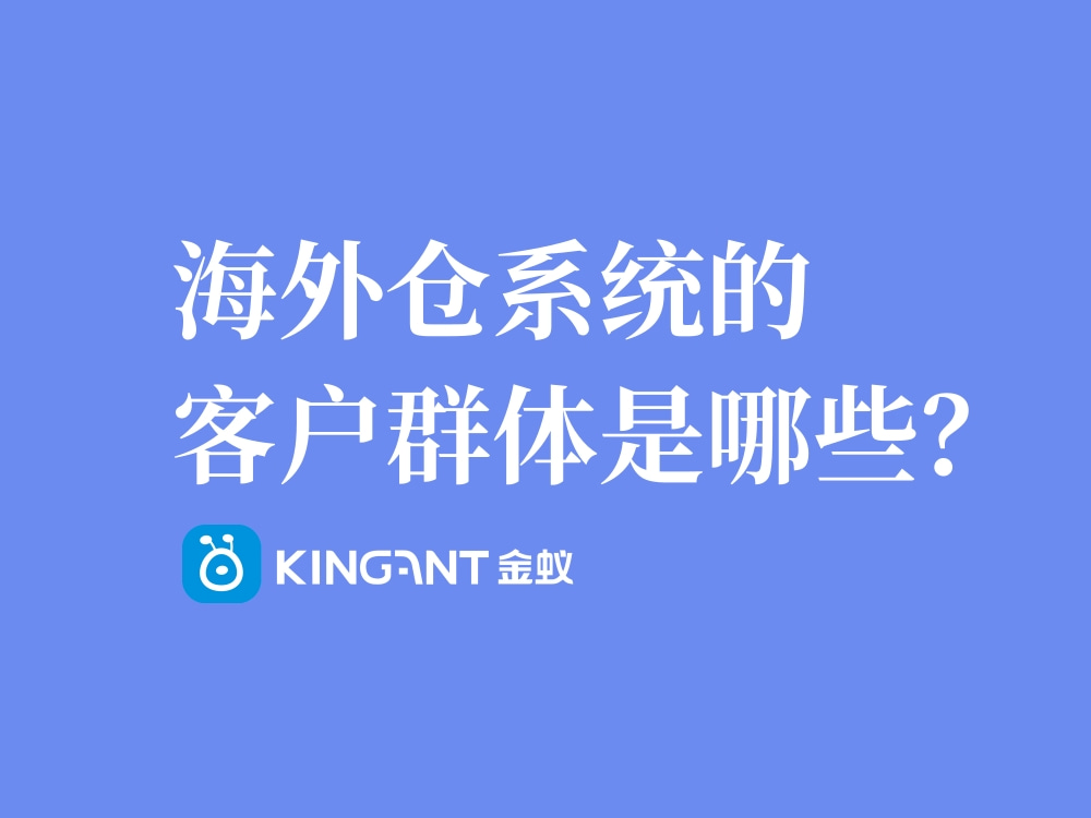 海外倉(cāng)系統(tǒng)的客戶群體是哪些？